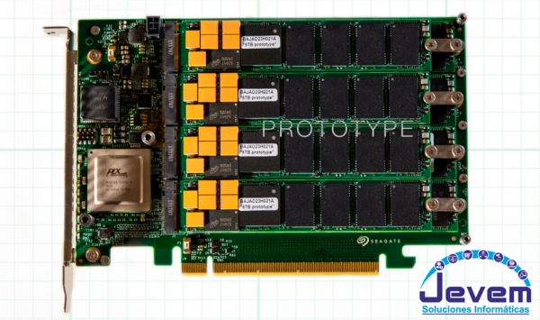 Seagate expone el futuro de los SSD: 64 TB de capacidad, 13 GB/s de velocidad de transferencia